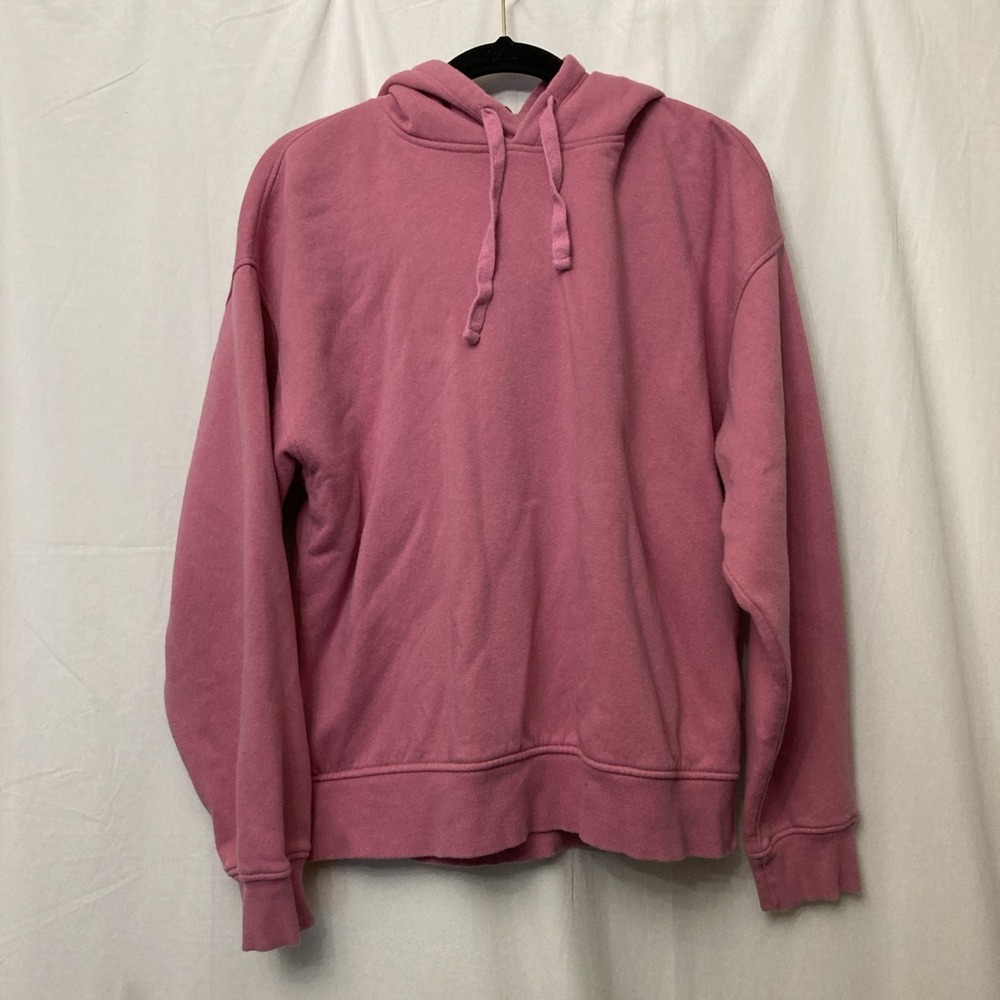 Zara Women's Pink‎ Long Sleeve Pullover Drawstring Hoodie - SZ M